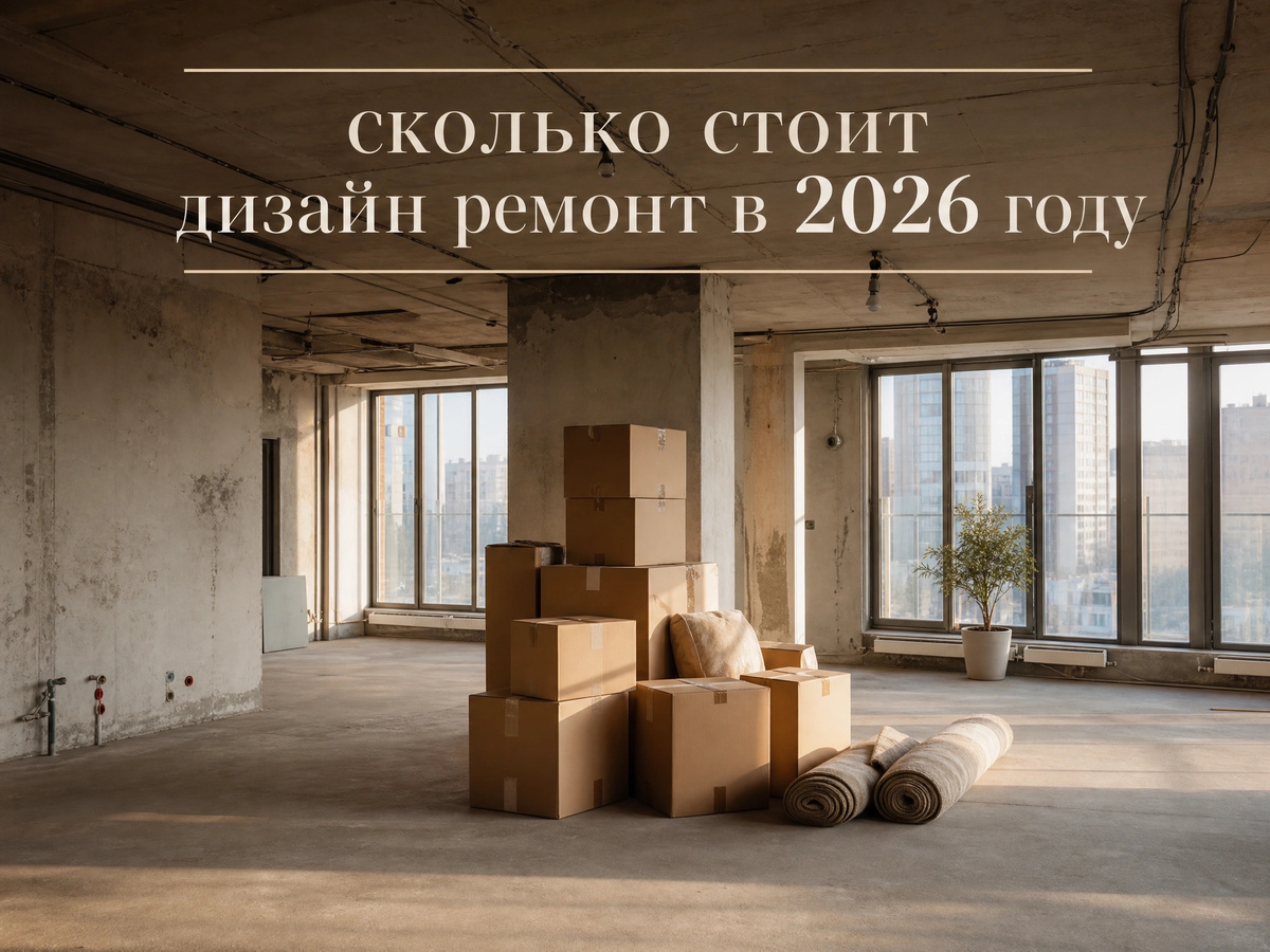 Сколько на самом деле стоит дизайнерский ремонт в 2026 году?